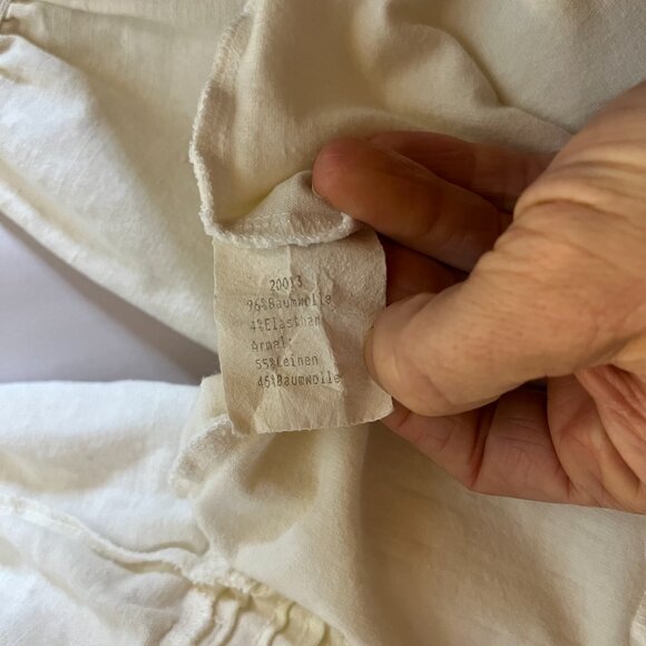 Vintage Country Line Size 36 Cream Top Puffed Sleeves *Flaws - Picture 16 of 16